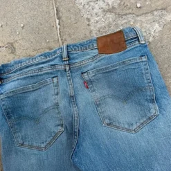 Vintage Flare fit Levi's Jeans, Avant Garde Washed Bootcut Damskie Spodnie, Rozkloszowane Fade Levis