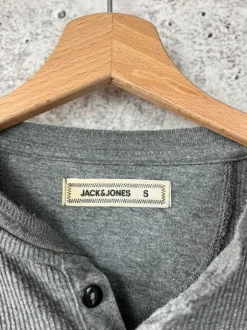 Vintage Henley shirt waffle long sleeve