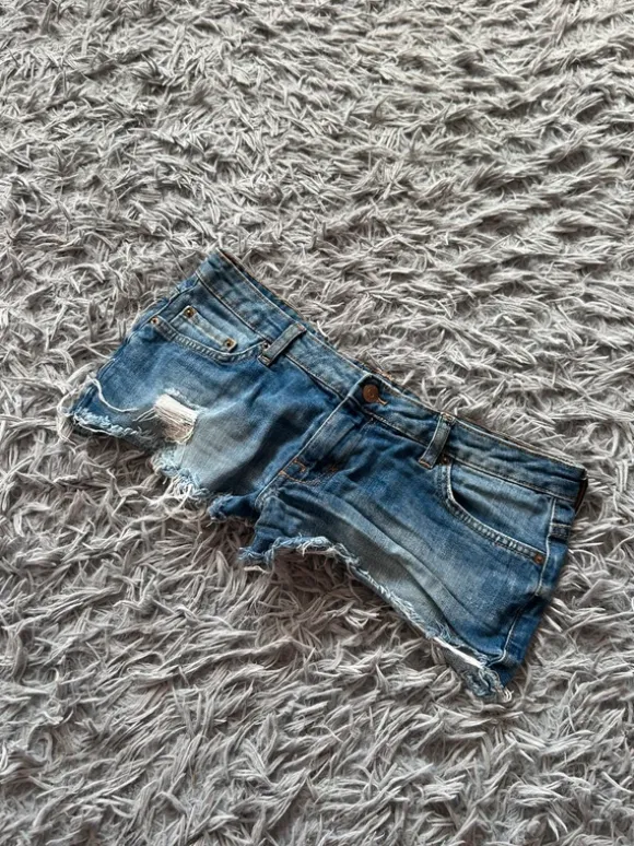 Vintage japan low waist shorts summer y2k lolita jeans denim niski stan cute gril viral rare