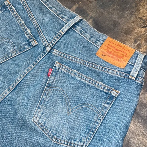 Vintage jeansowe szort spodenki damskie Levis 501 retro y2k alternative swag lato