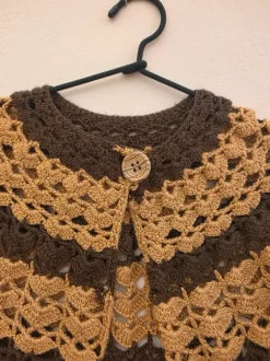Vintage kort poncho/cape 💥