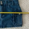 vintage low rise mini skirt y2k 00s dark blue denim swag spódniczka mini krótka z niskim stanem