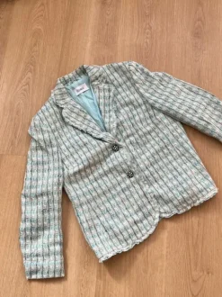 Vintage pastel blazer • soft academia & classy look • vintage coquette / old money