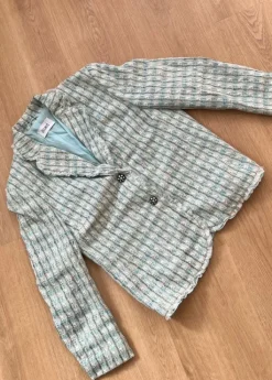 Vintage pastel blazer • soft academia & classy look • vintage coquette / old money