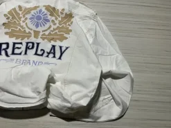 Vintage przepiękna koszula big grafika replay złote dodatki y2k 90s 00s