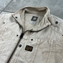 Vintage 2000’s G-Star RAW Harrington Jacket Beige
