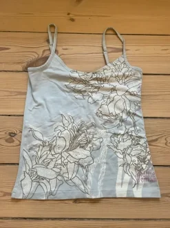 Vintage top m. mønster