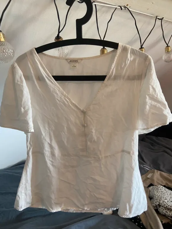Vit blus