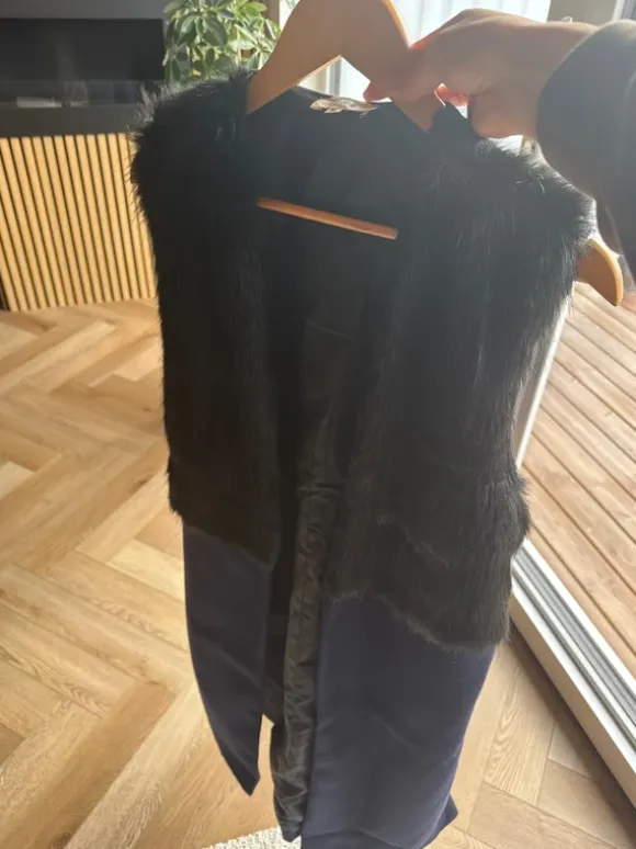 Väst med päls