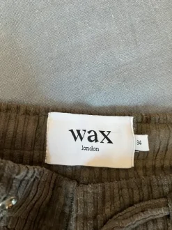 Wax London corduroy/manchester drawstring croppade byxor