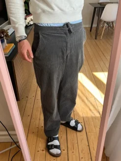 Wax London corduroy/manchester drawstring croppade byxor