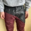Waxed denim
