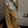 Wide leg bukser