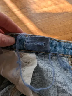 Wide/baggy gravidjeans från HM, storlek L