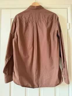 Wood Wood Nico Shirt – Chocolate Brown – str. M