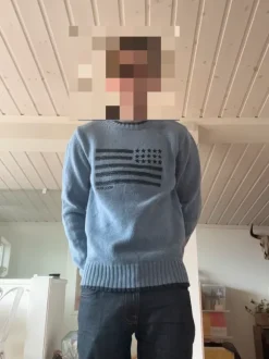 Woolrich stickad tröja