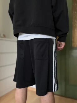 Y-3 Adidas Yohji Yamamoto 3 Stripes Track Shorts Black | Premium | Stan idealny