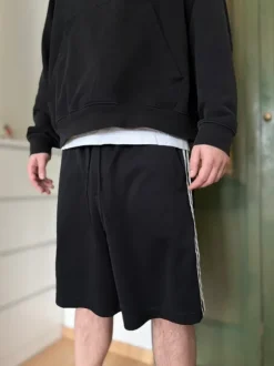 Y-3 Adidas Yohji Yamamoto 3 Stripes Track Shorts Black | Premium | Stan idealny