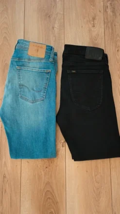 Zestaw męskich spodni jeansowych. Lee Luke, Jack&Jones Glenn