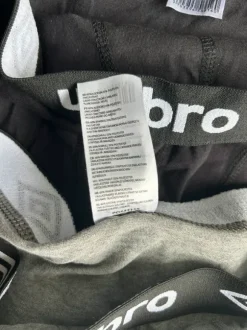 Zestaw 3-pak Bokserki Męskie Umbro | Rozmiar L | Nowe | Bordowy Szary Czarny