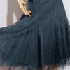 🔥Zjawiskowa czarna spódnica tiulowa .by insomnia midi warstwowa mesh elegancka must have L 🖤